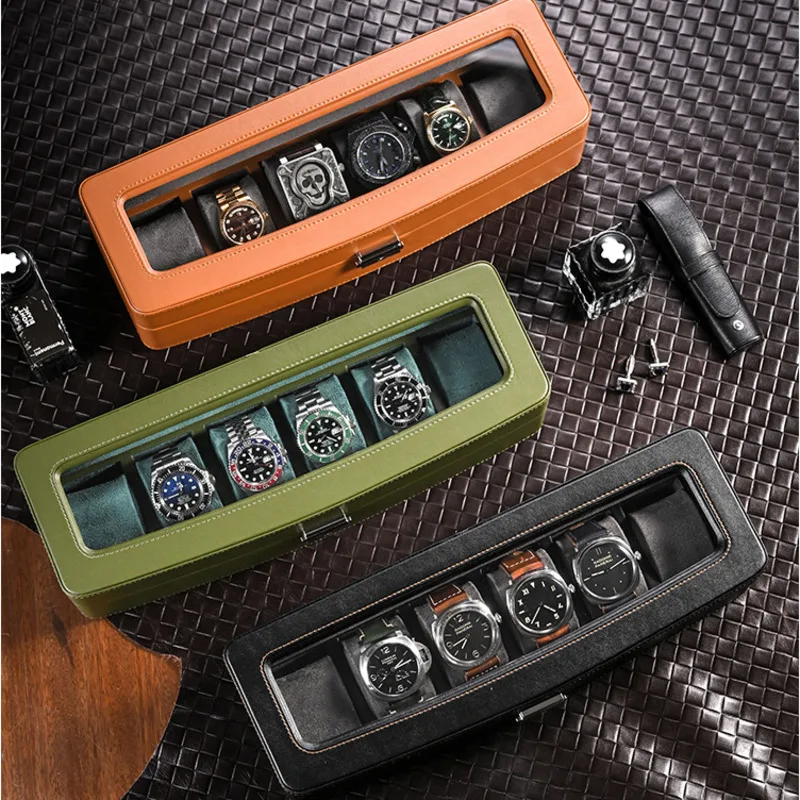Luxury Watch Collection Box - Light Luxury Leather Watch Organizer Box