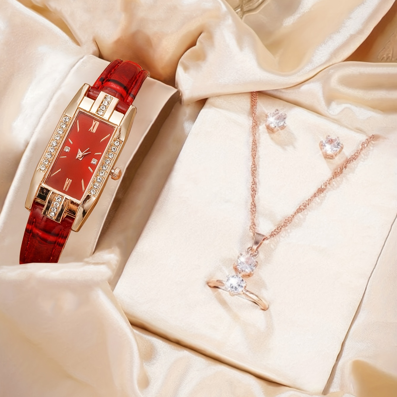 Luxury Watch Gift For Her - Luxury Rhinestone Quartz Watch Baroque Fashion