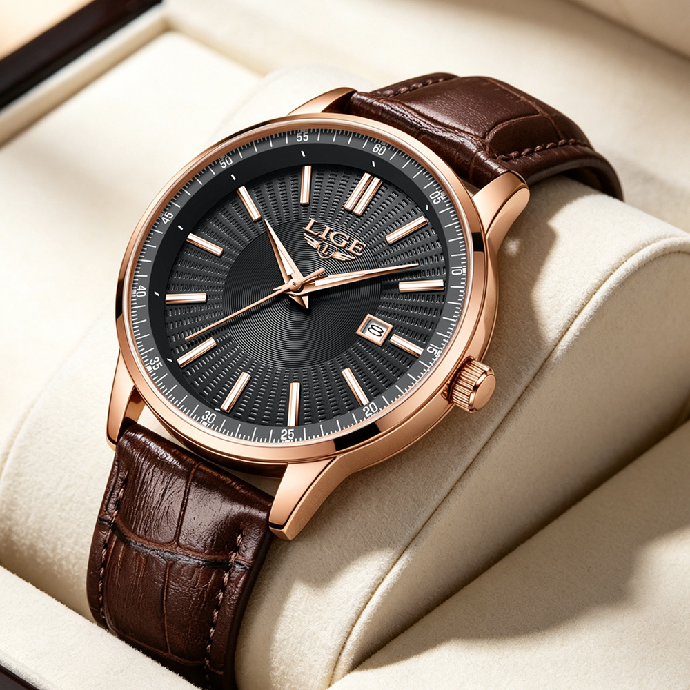 Luxury Watch Collection Box - LIGE Top Brand Luxury Men's Watches