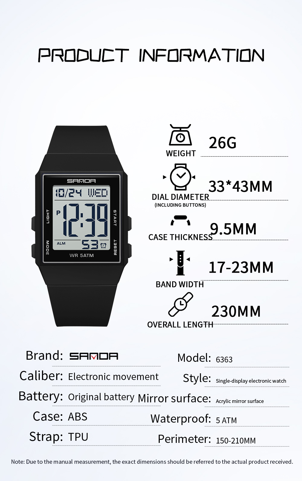 SANDA Student Casual Digital W - đánh giá và giá Luxury Watch Store