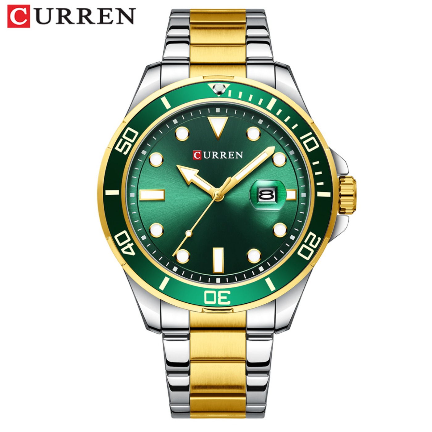 CURREN New Green Water Ghost S - đánh giá và giá Luxury Watch Green