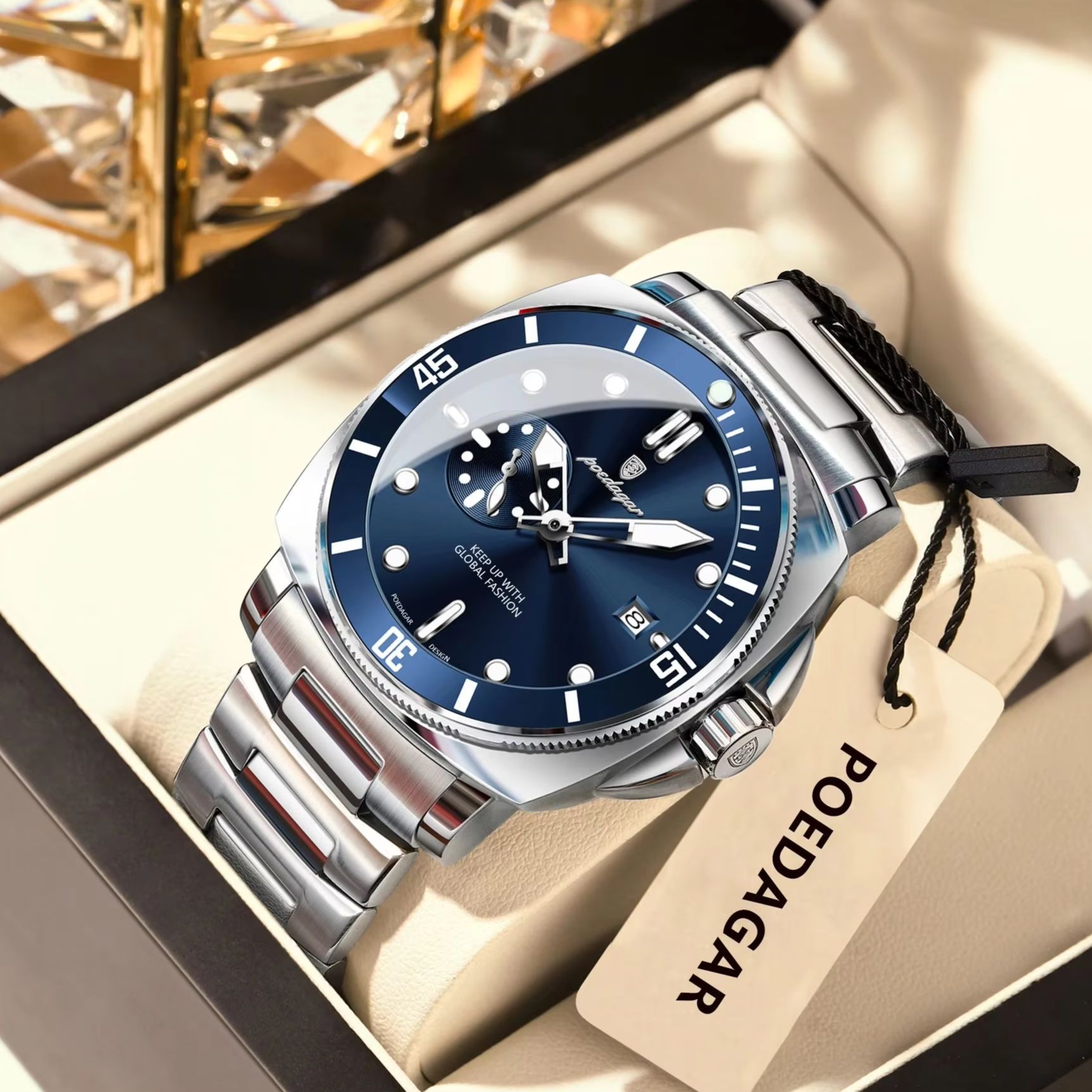 POEDAGAR Top Fashion Luxury Wa - đánh giá và giá Luxury Watch Time