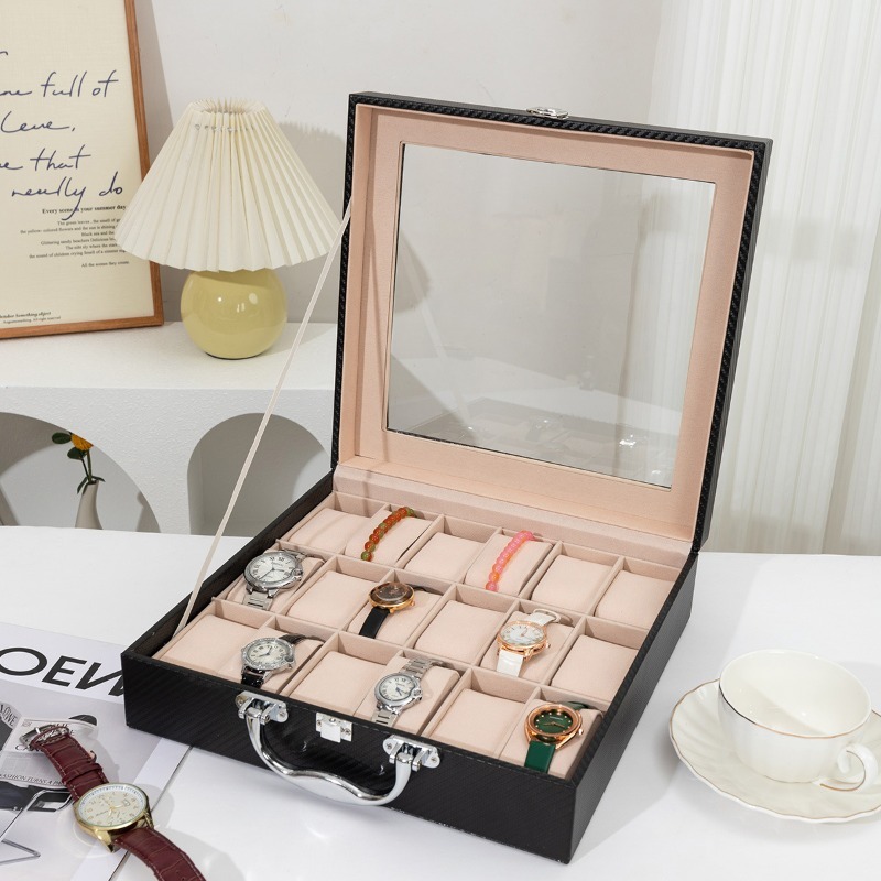Retro Watch Storage Box Leathe - đánh giá và giá Luxury Watch Collection Box