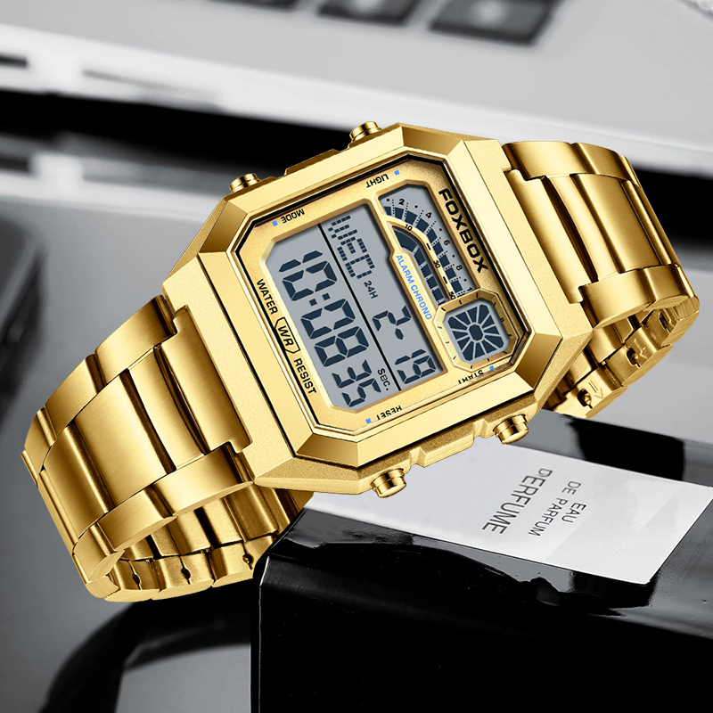FOXBOX LIGE Fashion Luxury Dig - đánh giá và giá Luxury Watch Hd