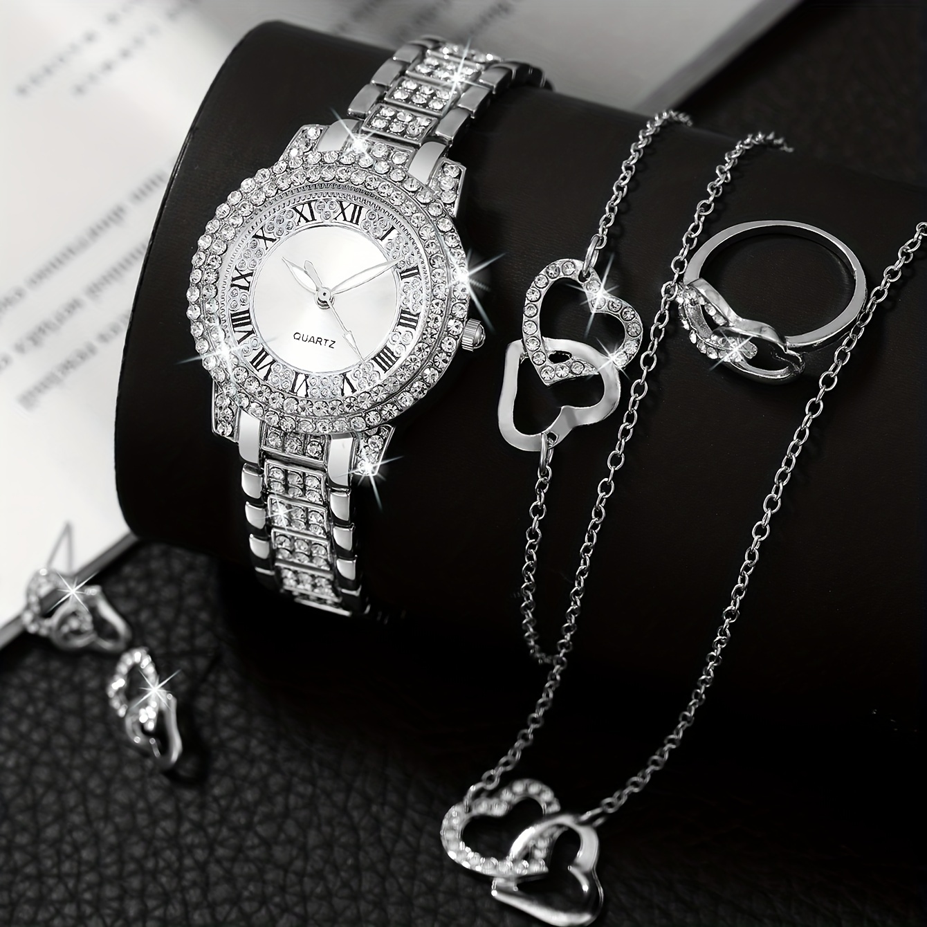 6pcs/set Women's Watch Luxury  - đánh giá và giá Luxury Watch Gift For Her