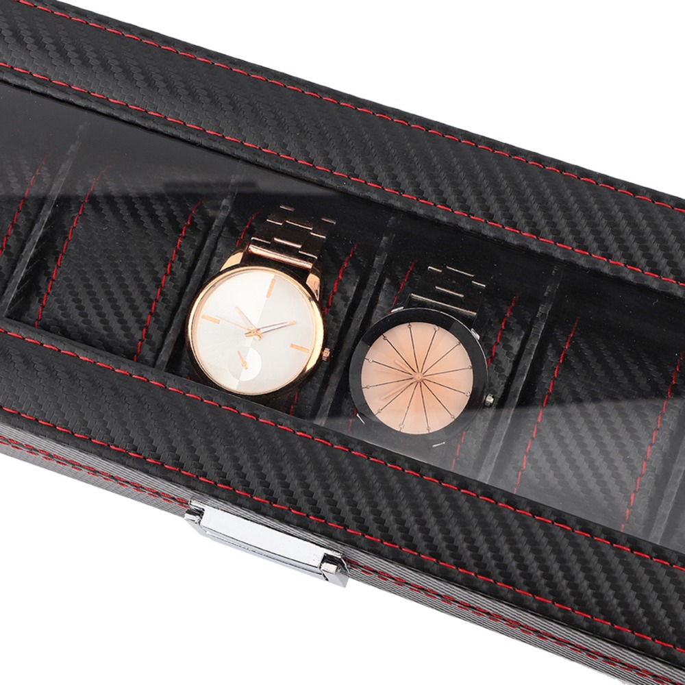 Dustproof Carbon Fiber Watch B - đánh giá và giá Luxury Watch Collection Box