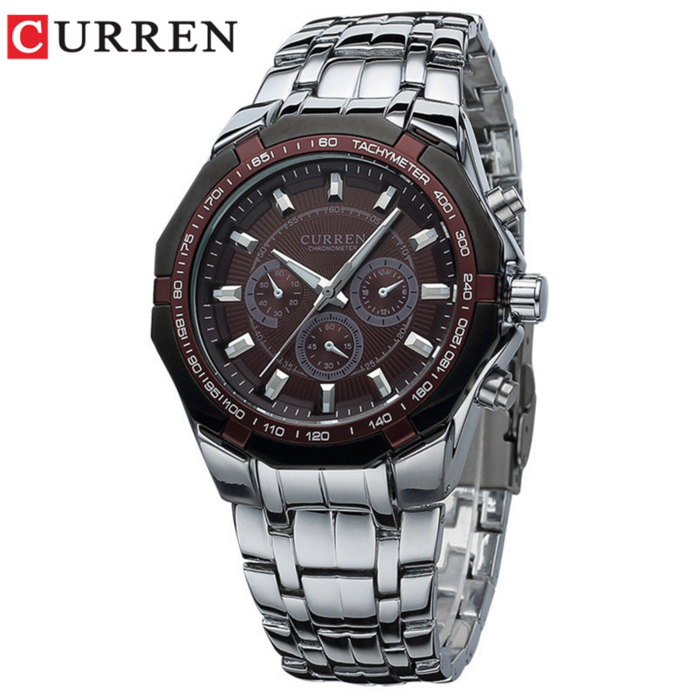 CURREN Men Luxury Brand Milita - đánh giá và giá Luxury Watch Display