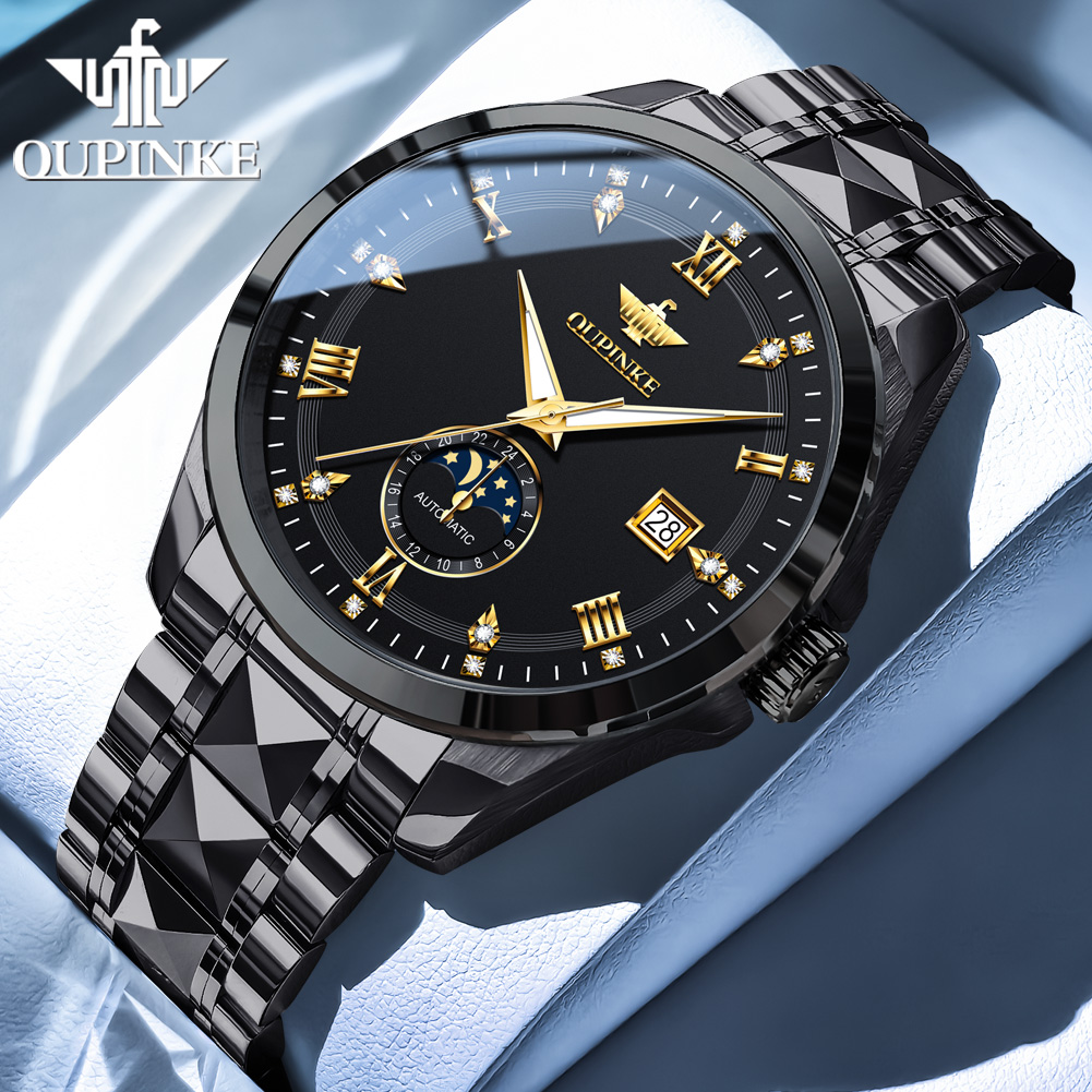OUPINKE 3265 man watch moon ph - đánh giá và giá Luxury Watch Leather