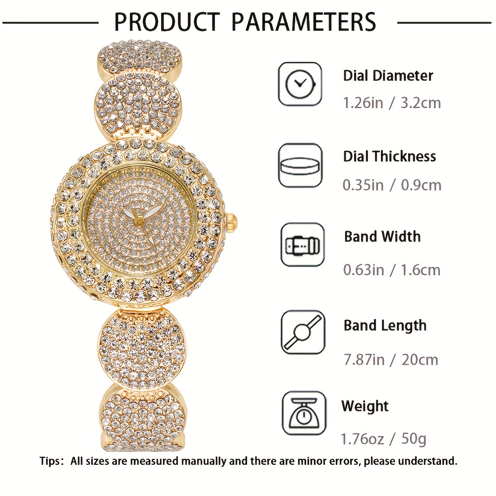 5pcs/set Women's Watch Luxury  - đánh giá và giá Luxury Watch Gift For Her