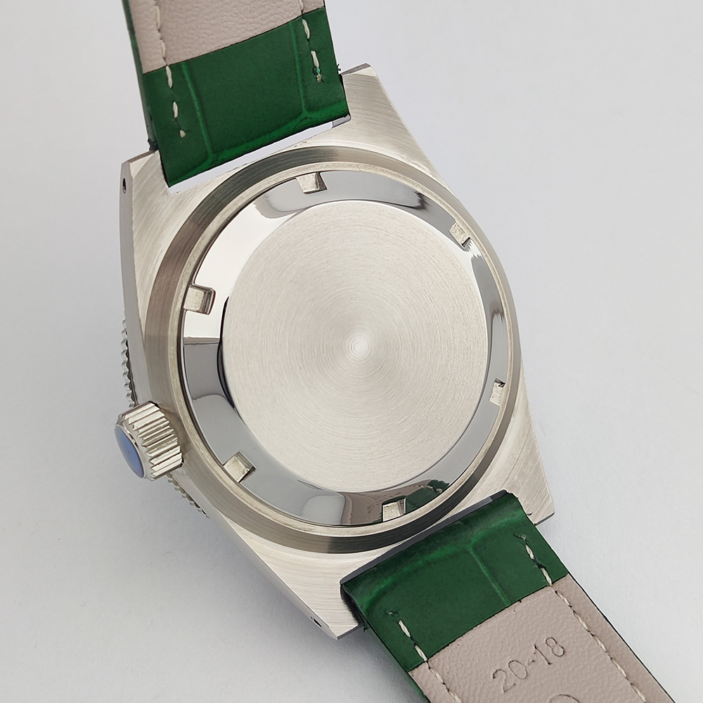 40.5mm customized watch NH35 M - đánh giá và giá Luxury Watch Leather