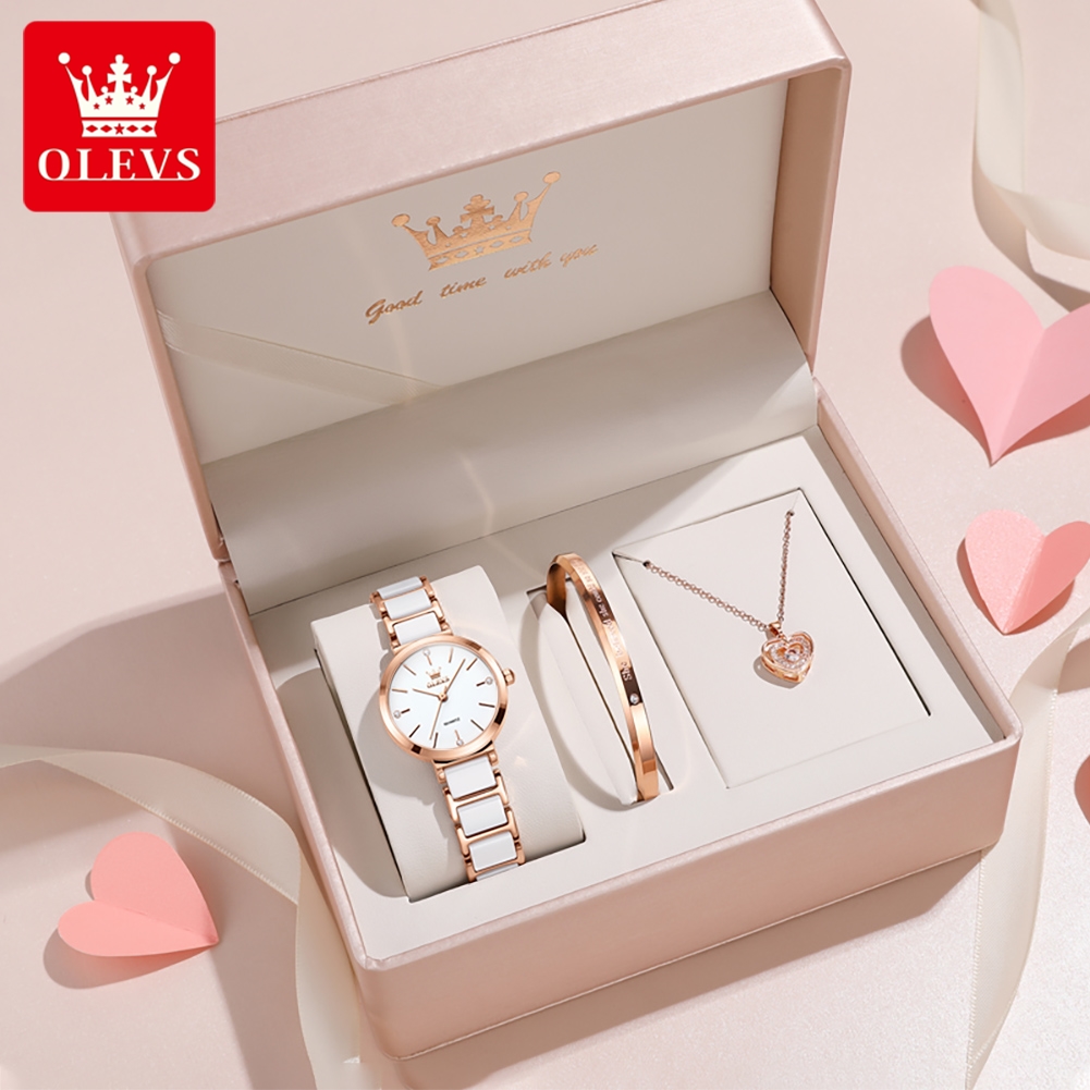 OLEVS Women Watch 5877 Luxury  - đánh giá và giá Luxury Watch Box