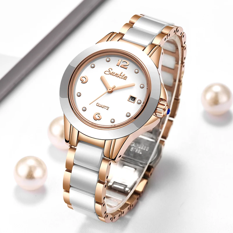 Sunkta Fashion Casual Quartz W - đánh giá và giá Luxury Watch Women