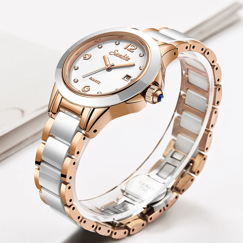 Sunkta Fashion Casual Quartz W - đánh giá và giá Luxury Watch Women