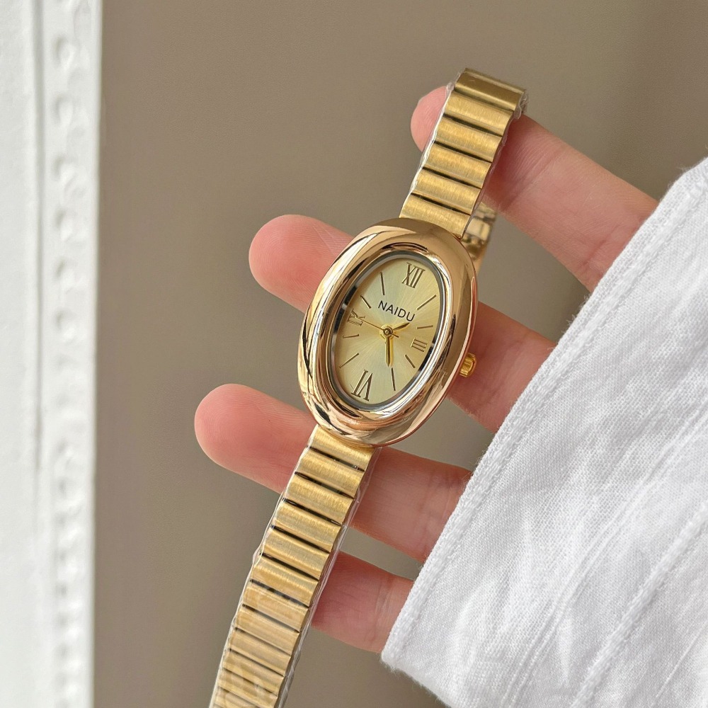 Luxury Brand Gold Oval Women Q - đánh giá và giá Luxury Watch Green