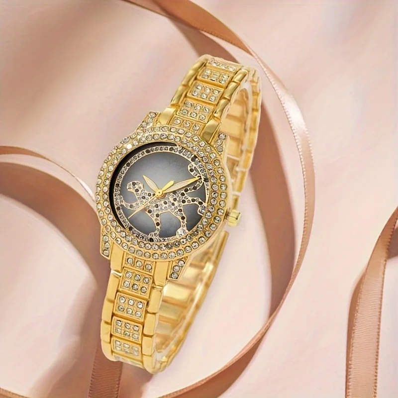 5pcs/set Women's Watch Cheetah - đánh giá và giá Luxury Watch Gift For Her