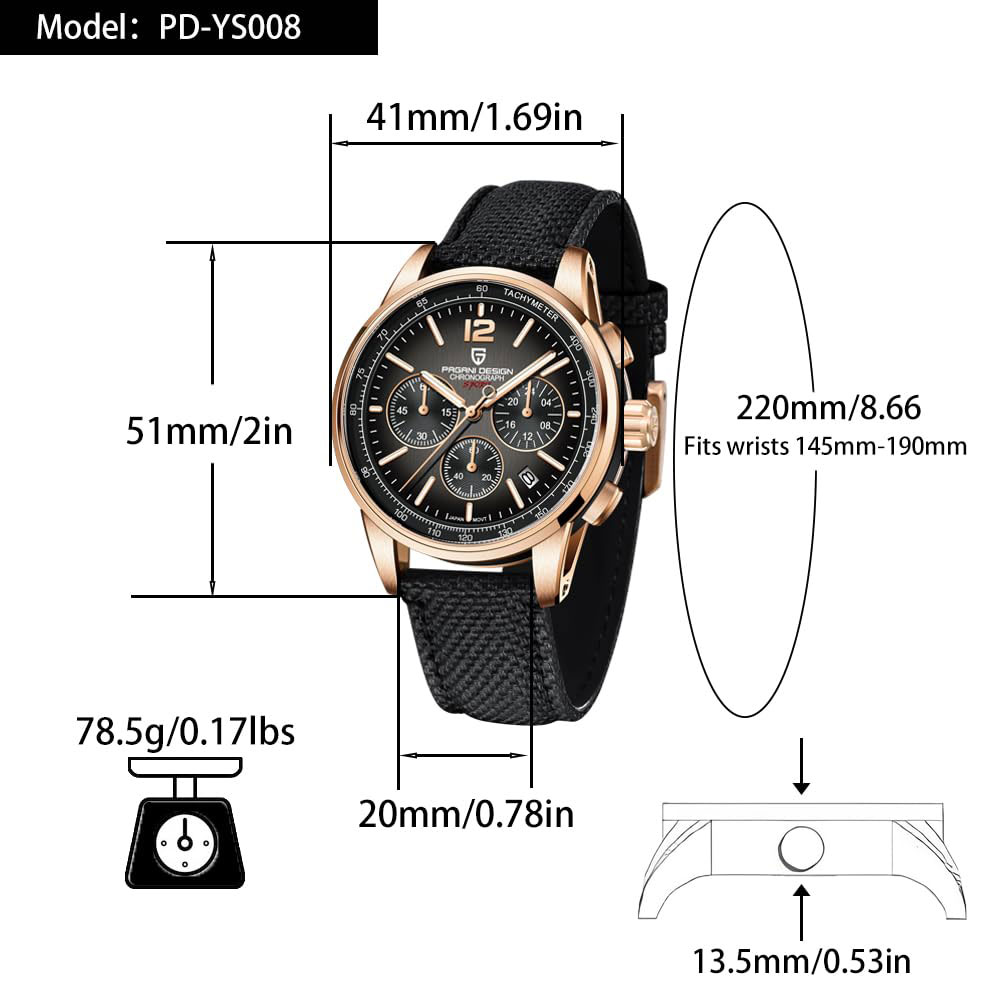 PAGANI DESIGN New Mens Watch 4 - đánh giá và giá Luxury Watch Display