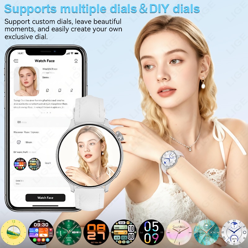 LIGE Luxury Women’s Smart Watc - đánh giá và giá Luxury Watch Hd