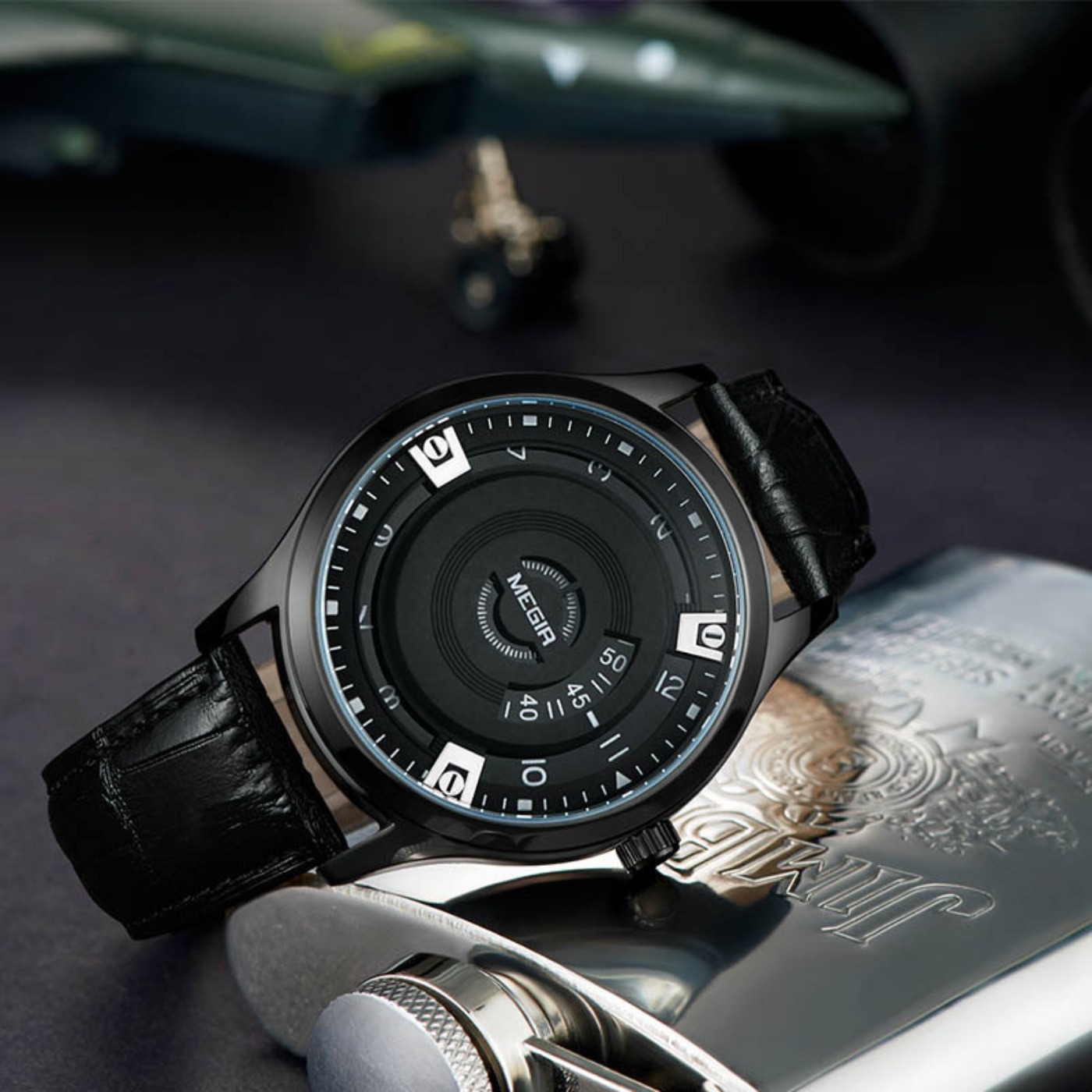 MEGIR Men Watches Luxury Leath - đánh giá và giá Luxury Watch Leather