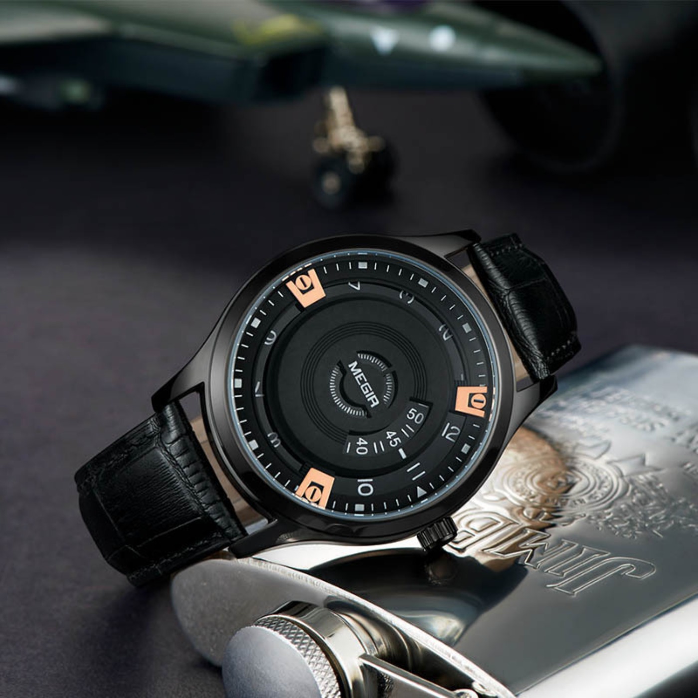 MEGIR Men Watches Luxury Leath - đánh giá và giá Luxury Watch Leather