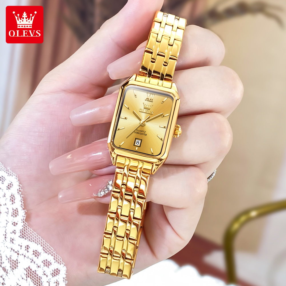 OLEVS Luxury Top Brand Women's - đánh giá và giá Luxury Watch Green