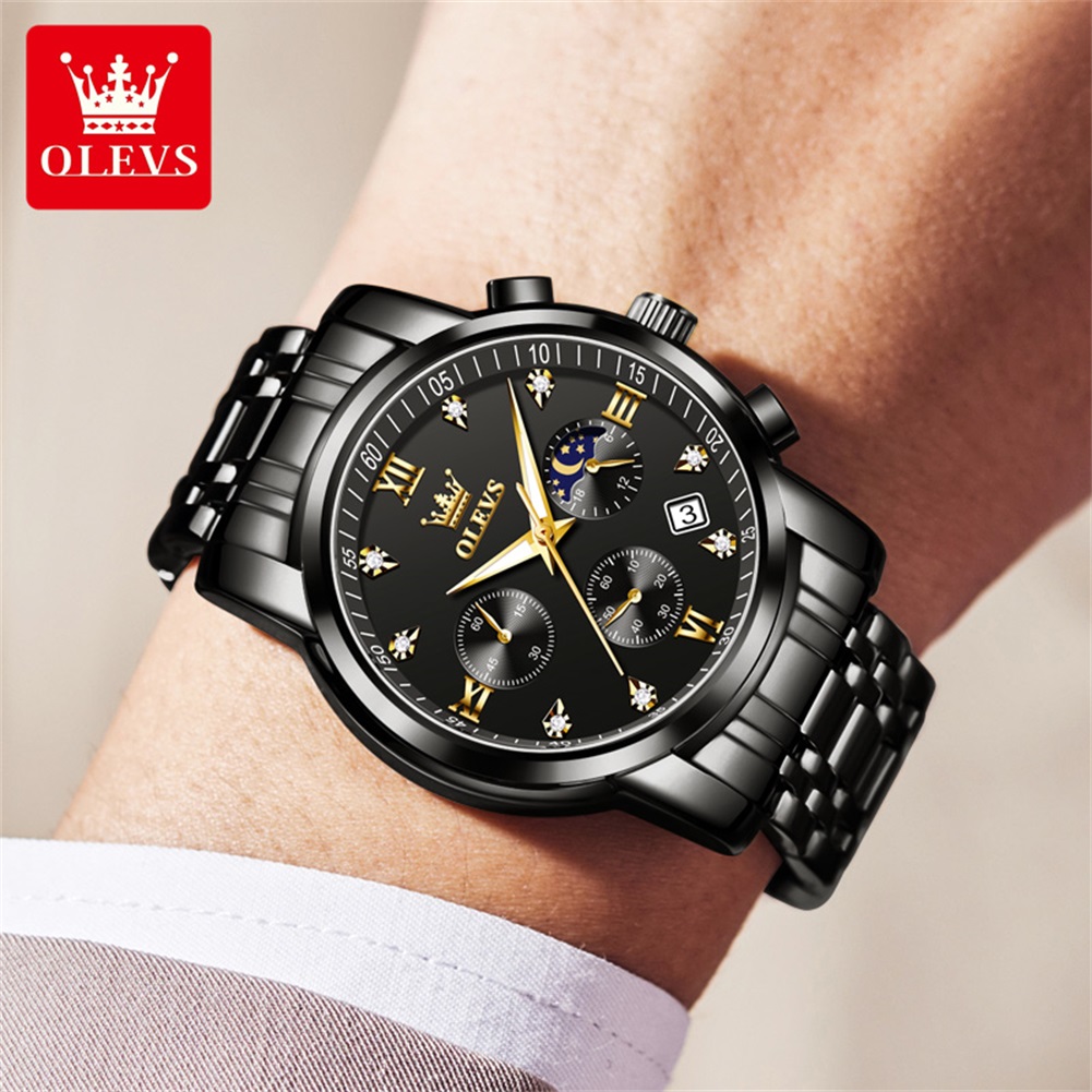 OLEVS Popular men's watches st - đánh giá và giá Luxury Watch Display
