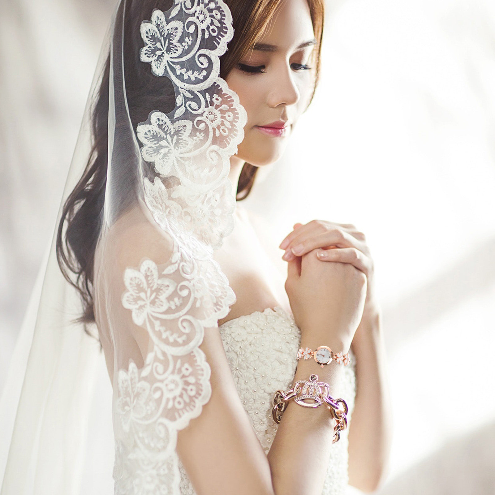 Elegant Crystal Quartz Bracele - đánh giá và giá Luxury Watch Women