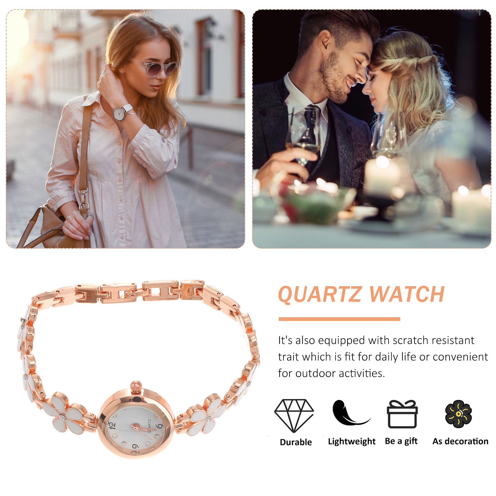 Elegant Crystal Quartz Bracele - đánh giá và giá Luxury Watch Women