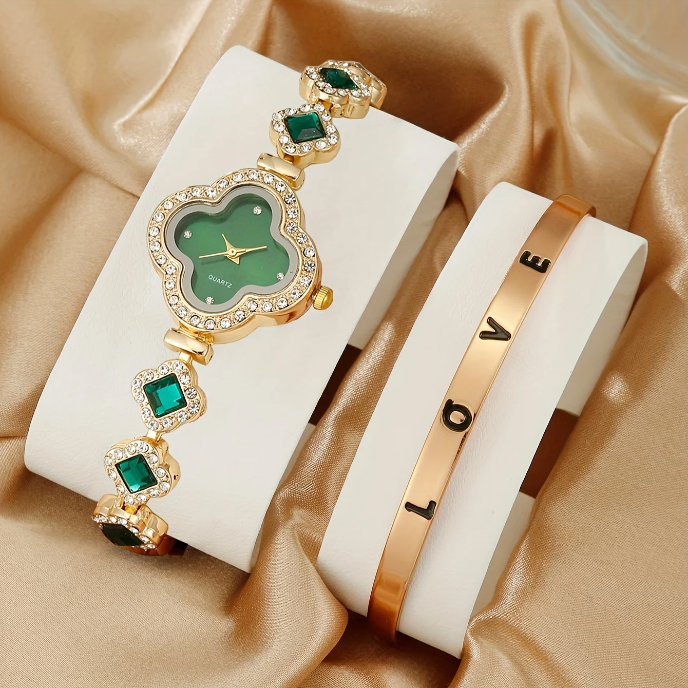 2pcs/set Women's Watch Luxury  - đánh giá và giá Luxury Watch Gift For Her