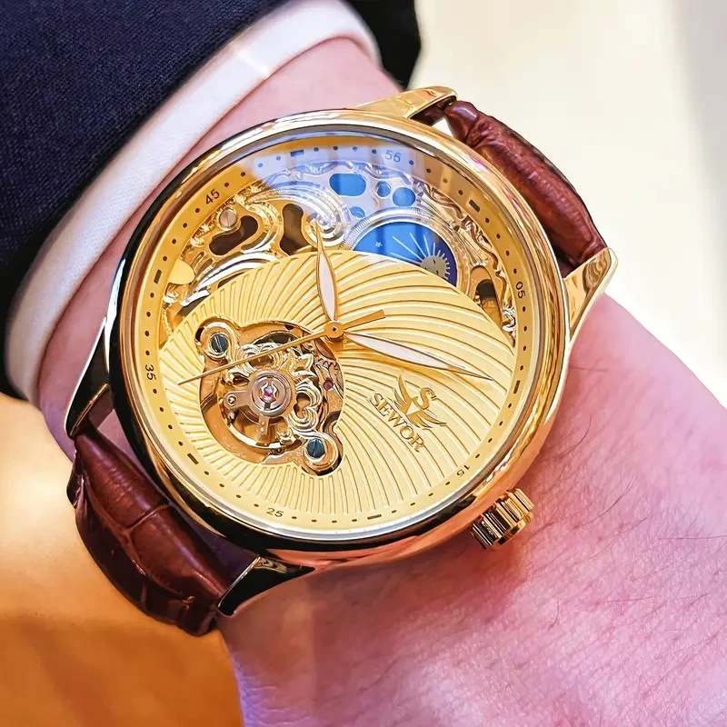 Luxurious Men's Automatic Mech - đánh giá và giá Luxury Watch Makes