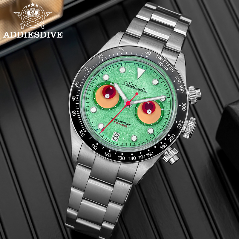 ADDIESDIVE Chronograph Quartz  - đánh giá và giá Luxury Watch Makes
