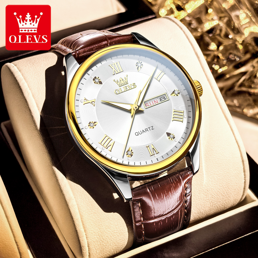 OLEVS Couple Watch Luxury Bran - đánh giá và giá Luxury Watch Gift For Her