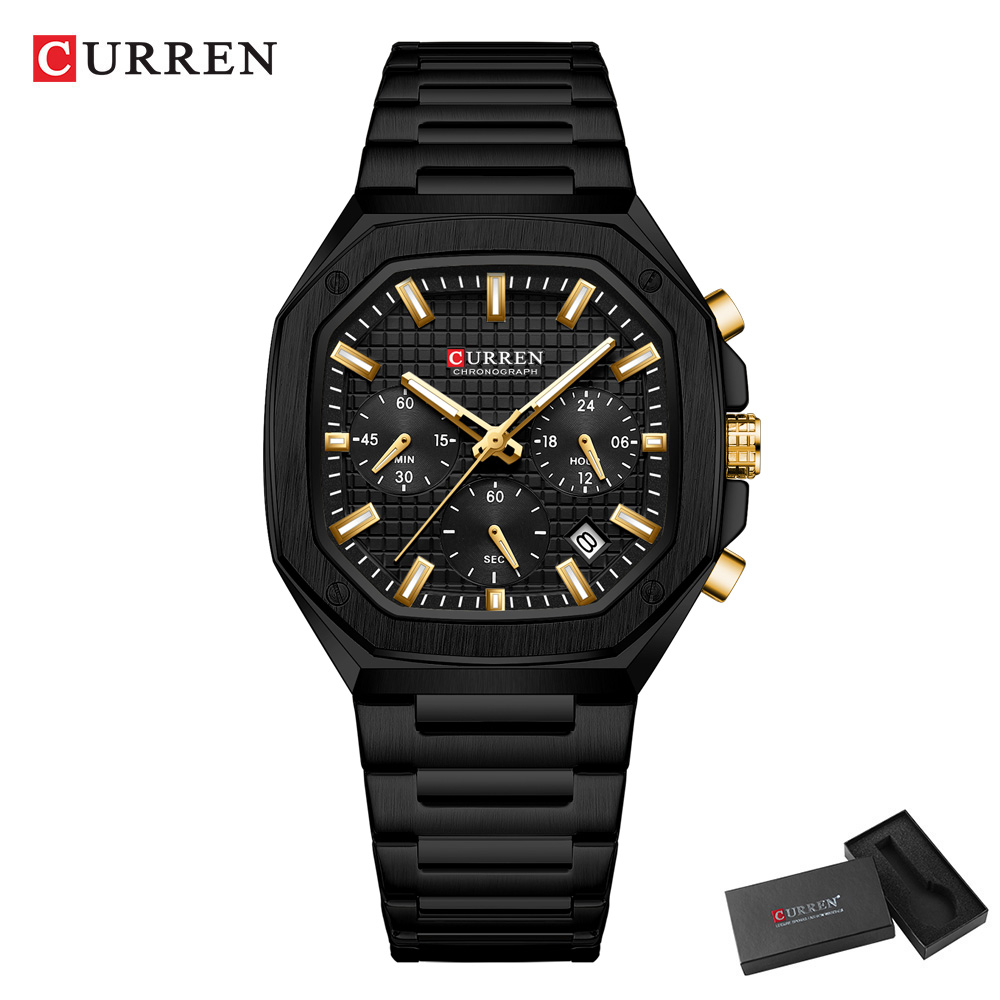 CURREN Luxury Square Chrono Wa - đánh giá và giá Luxury Watch Design