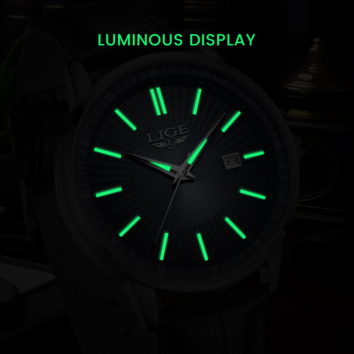 LIGE Top Brand Luxury Men's Wa - đánh giá và giá Luxury Watch Collection Box