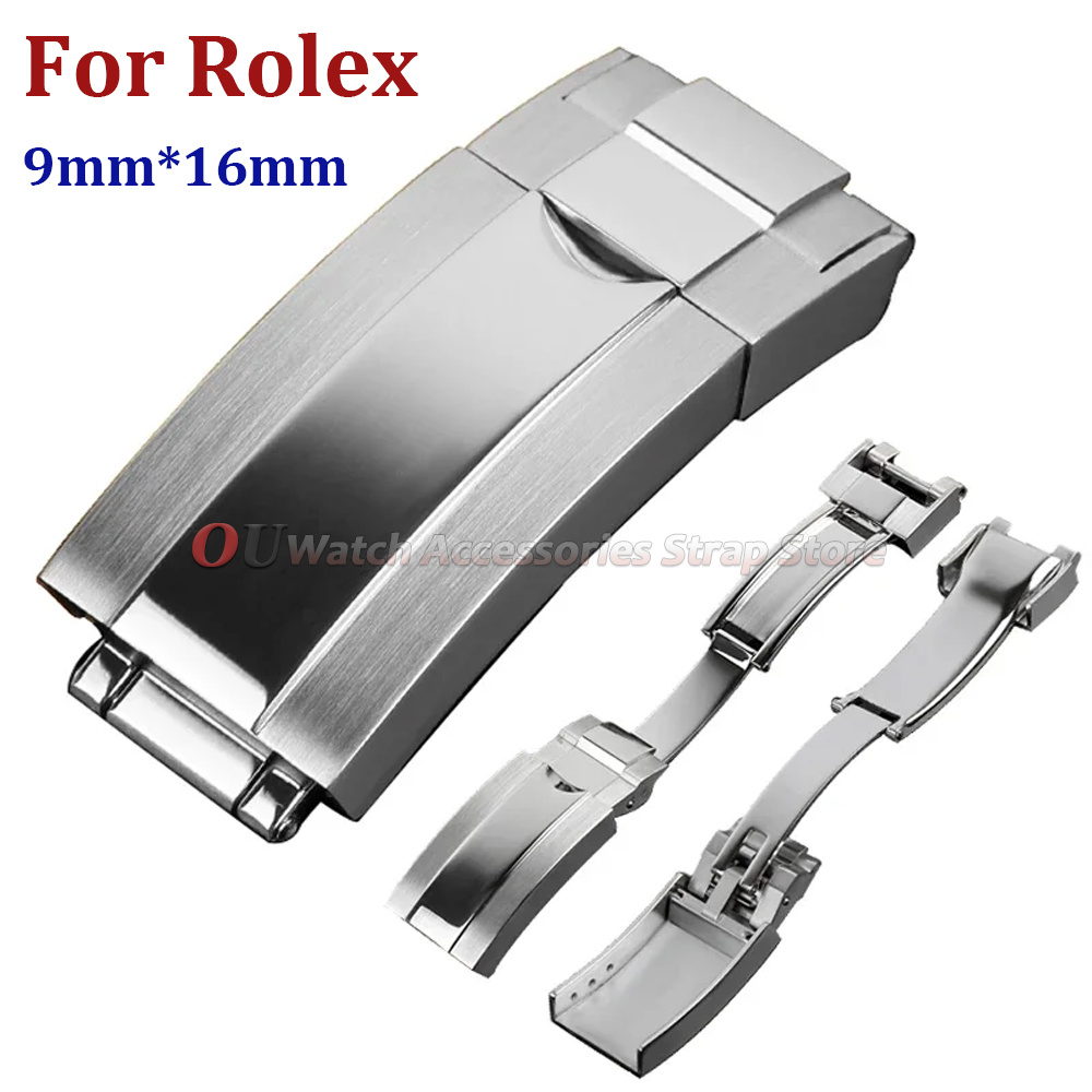 9mmx16mm Stainless Steel Deplo - đánh giá và giá Luxury Watch Green